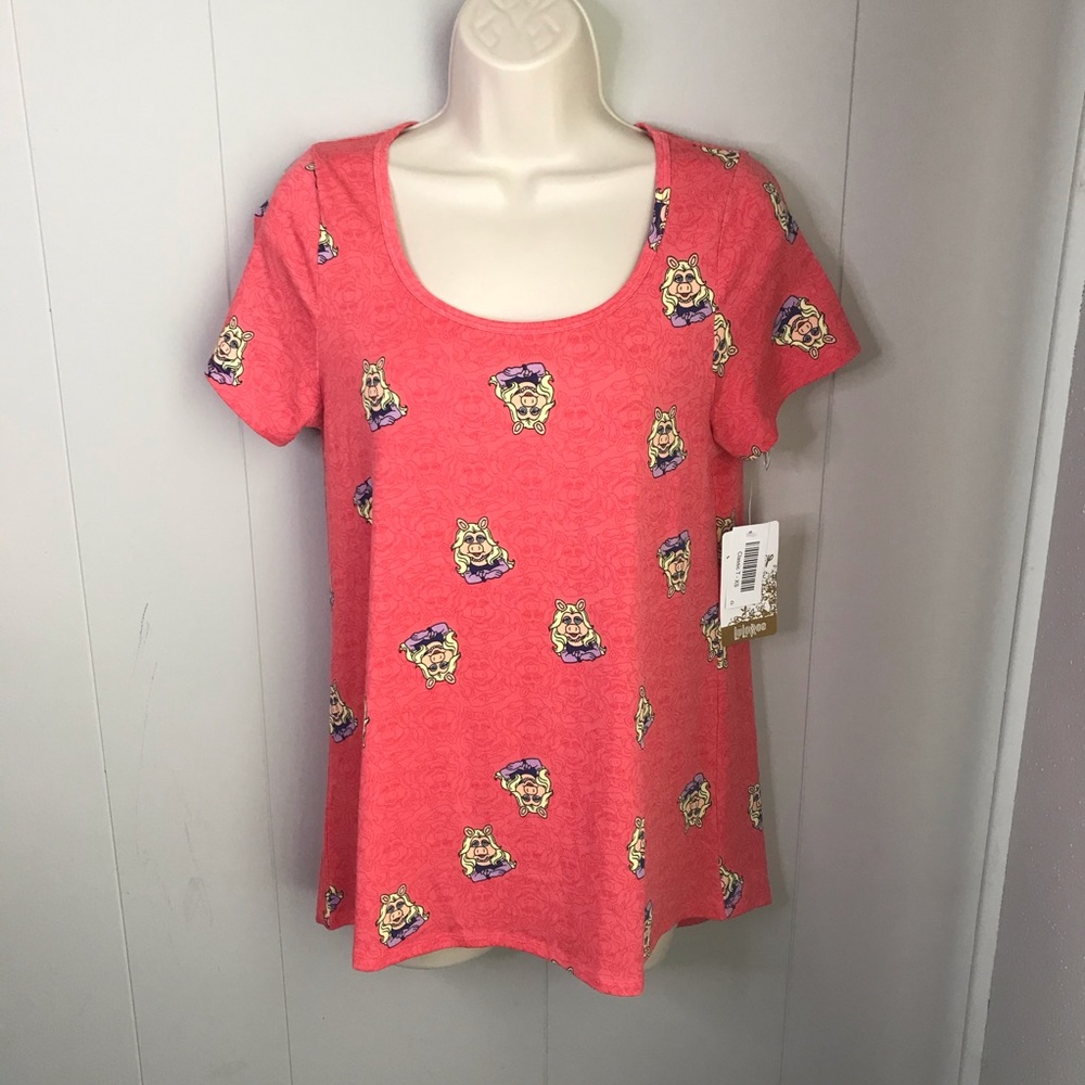 Lularoe nwt Disney Miss Piggy Classic T XS